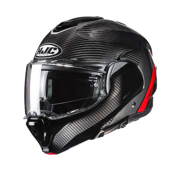 Hjc F100 Carbon Helmet Stan Red