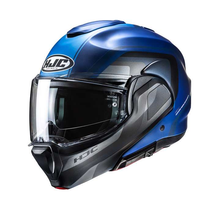 Hjc F100 Reff Helmet Blue Matt