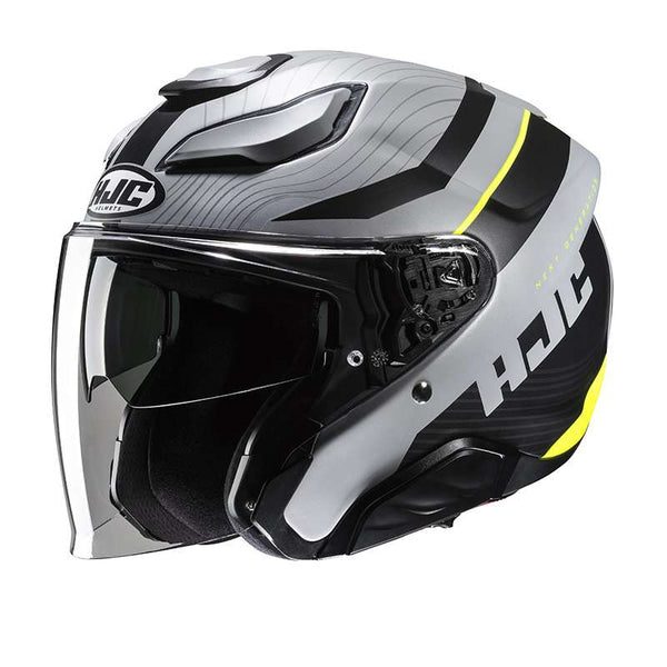 Hjc F31 Naby Helmet Yellow Grey