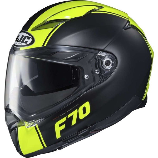 Hjc F70 Mago Helmet Black Yellow