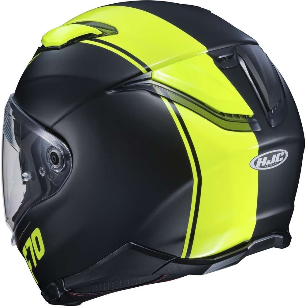 Hjc F70 Mago Helmet Black Yellow