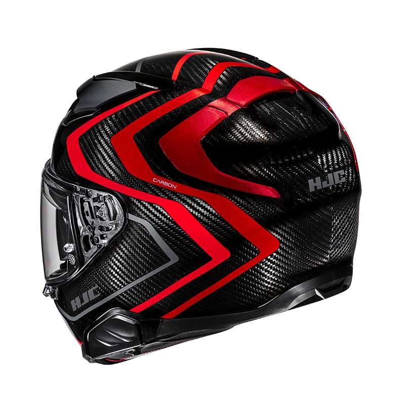 Hjc F71 Carbon Nevio Helmet Red