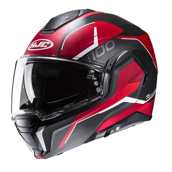 Hjc I100 Lorix Modular Helmet Red