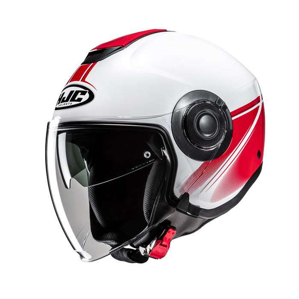 Hjc I40n Vision Helmet White Red