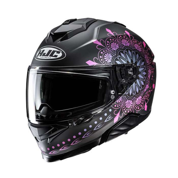 Hjc I71 Niel Helmet Black Pink Matt
