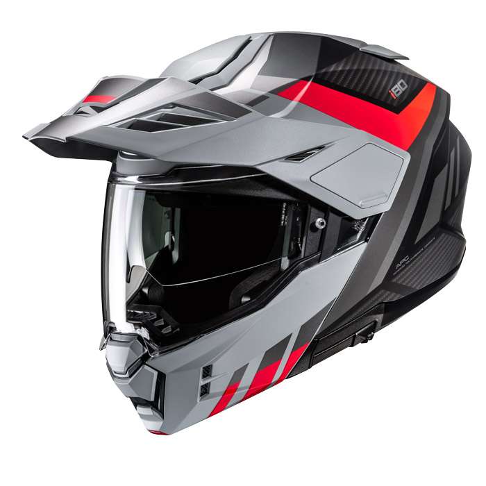 Hjc I80 Imes Modular Helmet Grey Red