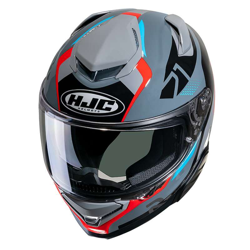 Hjc Rpha 71 Hapel Helmet Grey Red