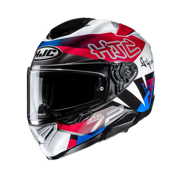 Hjc Rpha 72 Goldy Helmet Blue Red