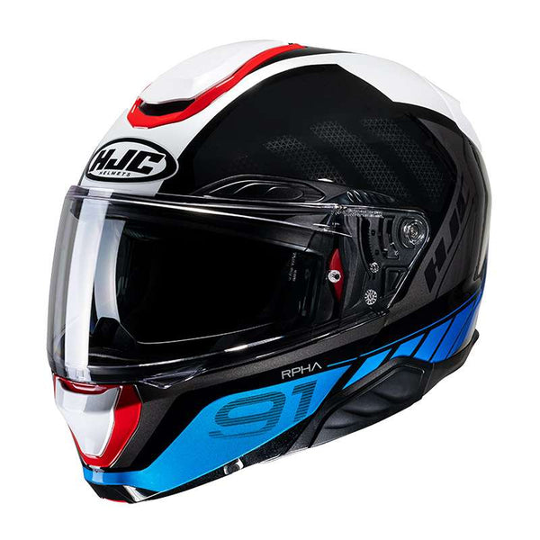 Hjc Rpha 91 Rafino Helmet Blue Red
