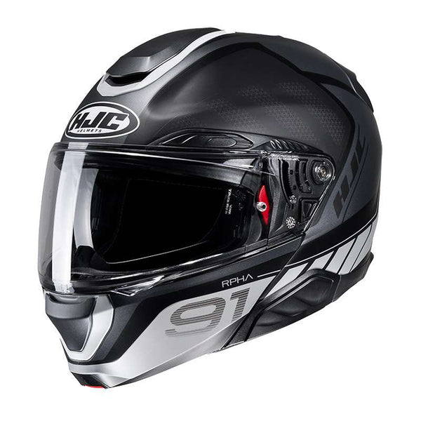 Hjc Rpha 91 Rafino Helmet Black Grey
