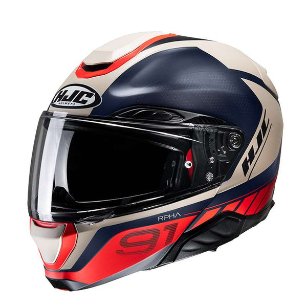 Hjc Rpha 91 Rafino Helmet Red Blue