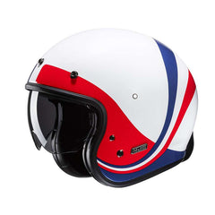 Hjc V31 Emgo Helmet White Blue Red