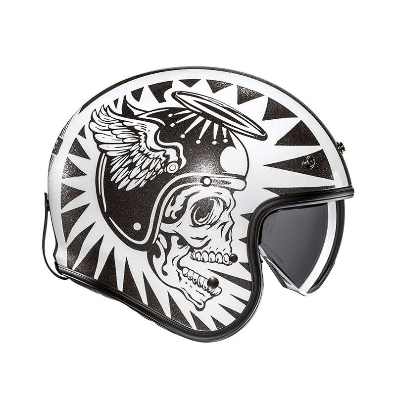 Hjc V31 Flame Helmet White