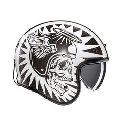 Hjc V31 Flame Helmet White