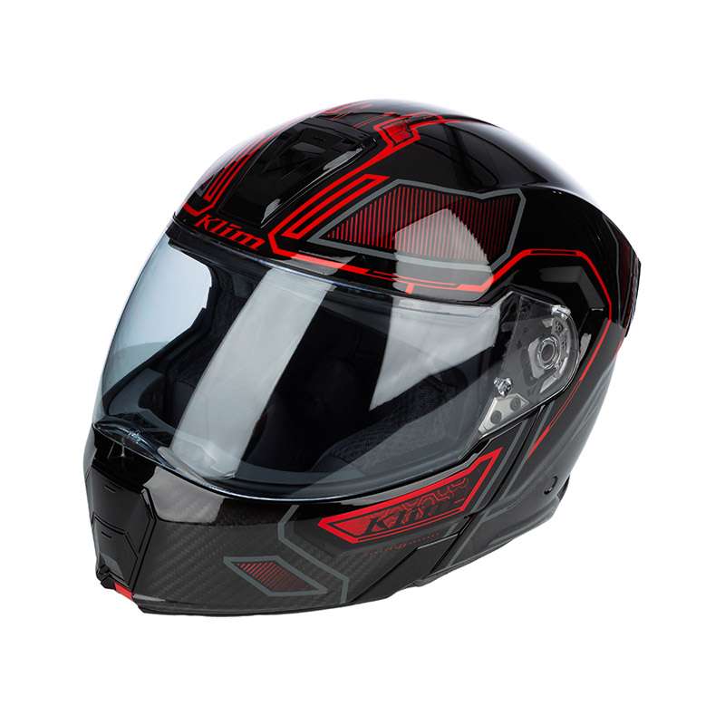 Klim Gt1 Expedition Encrypted Modular Helmet Red