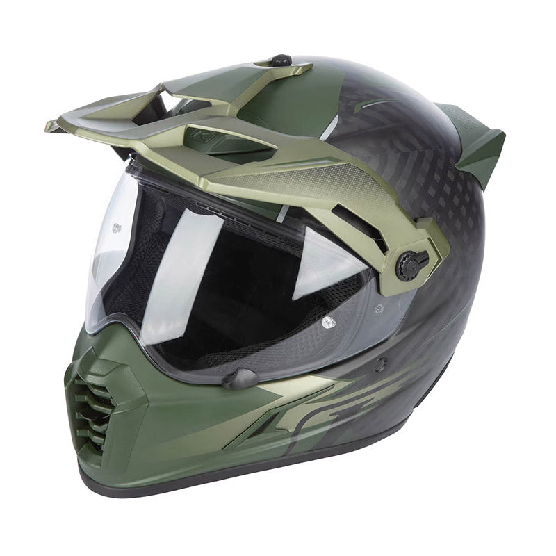 Klim Krios Pro Echo Helmet Green Matt
