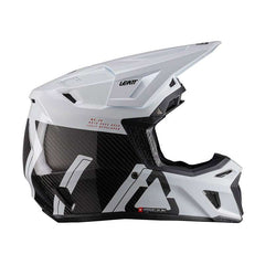 Leatt Moto 9.5 Carbon V26 Helmet Kit White Black