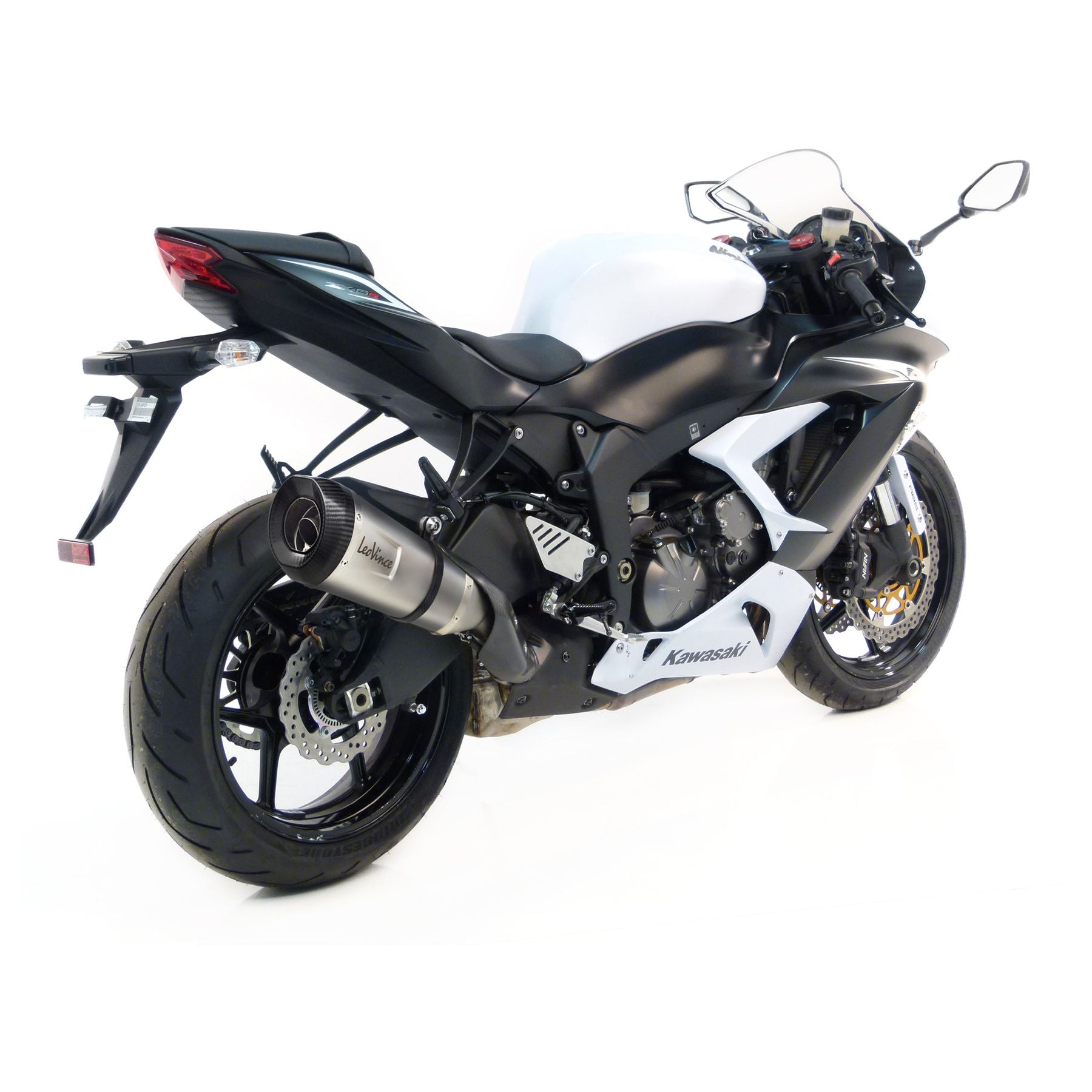 LeoVince Factory S Slip-On Exhaust for Kawasaki ZX-6R