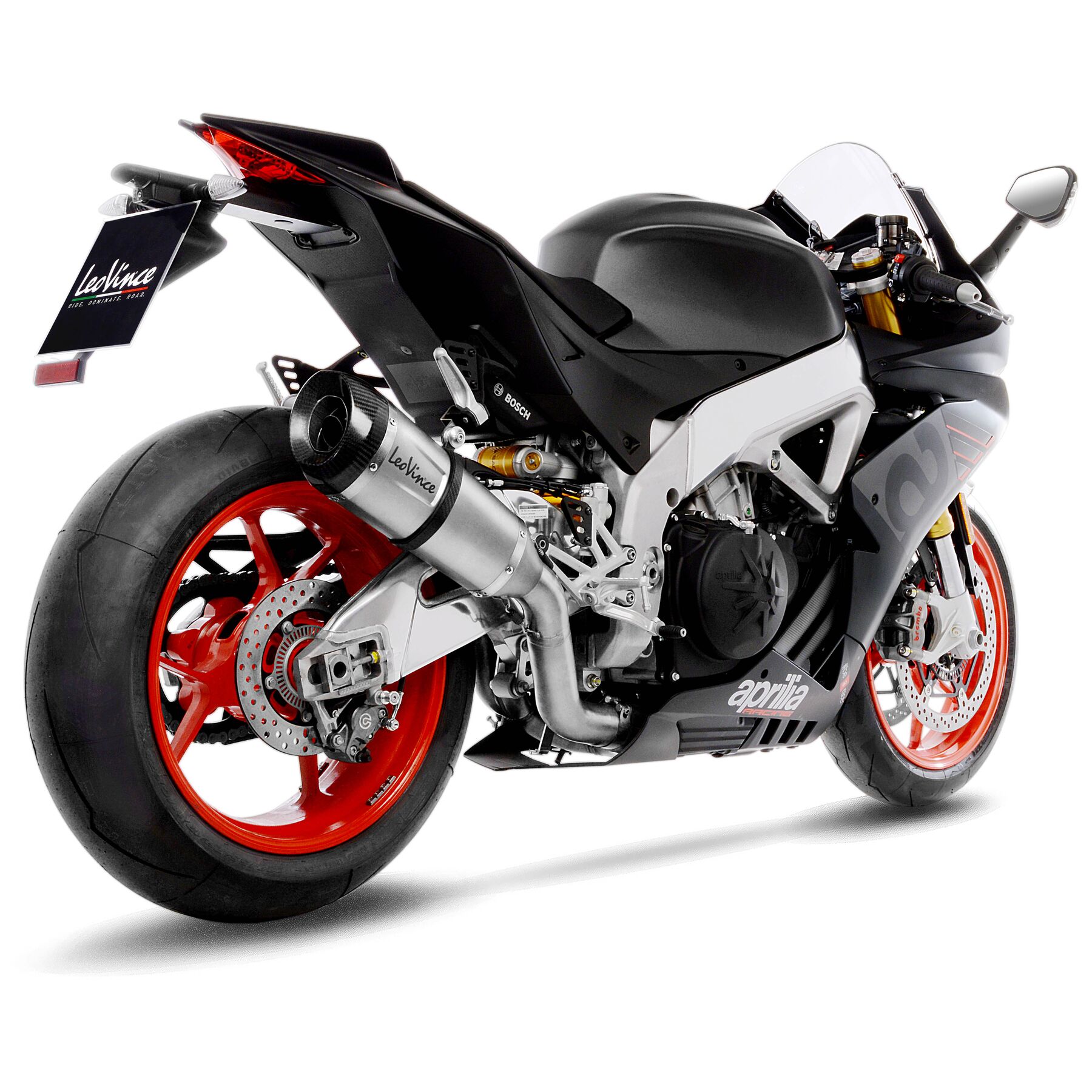 LeoVince Factory S Slip-On Exhaust for Aprilia Tuono V4 1100 RR