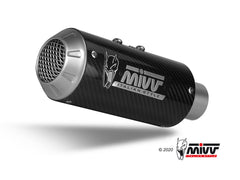 Mivv MK3 Carbon Slip-On Exhaust for BMW S1000RR 2019-22