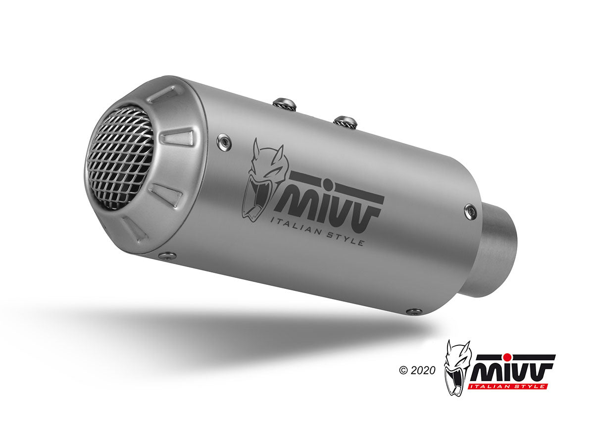 Mivv MK3 Slip-On Exhaust for Kawasaki Z900 2020-22
