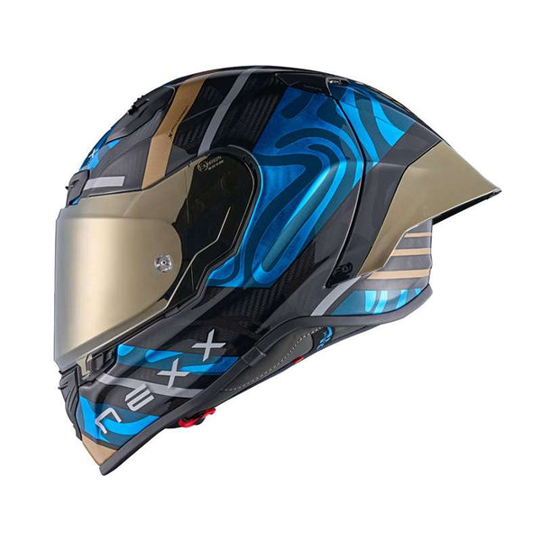 Nexx X.r3r Swirl Helmet Sky Blue
