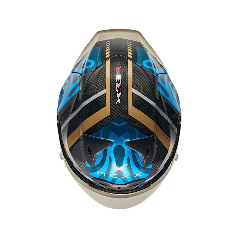 Nexx X.r3r Swirl Helmet Sky Blue