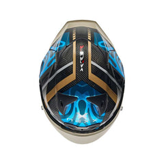 Nexx X.r3r Swirl Helmet Sky Blue