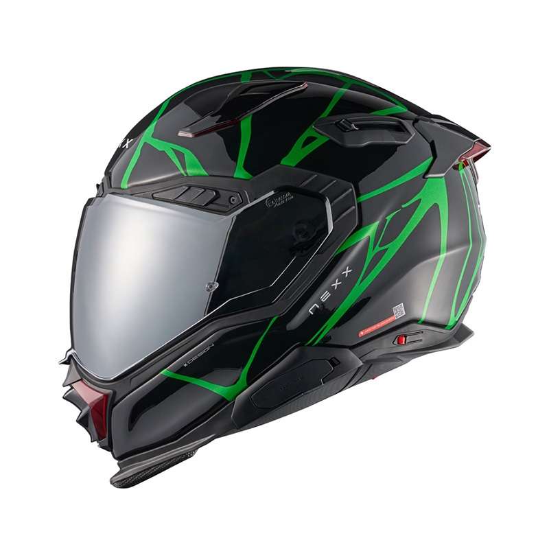 Nexx X.wst3 B-side Helmet Black Green