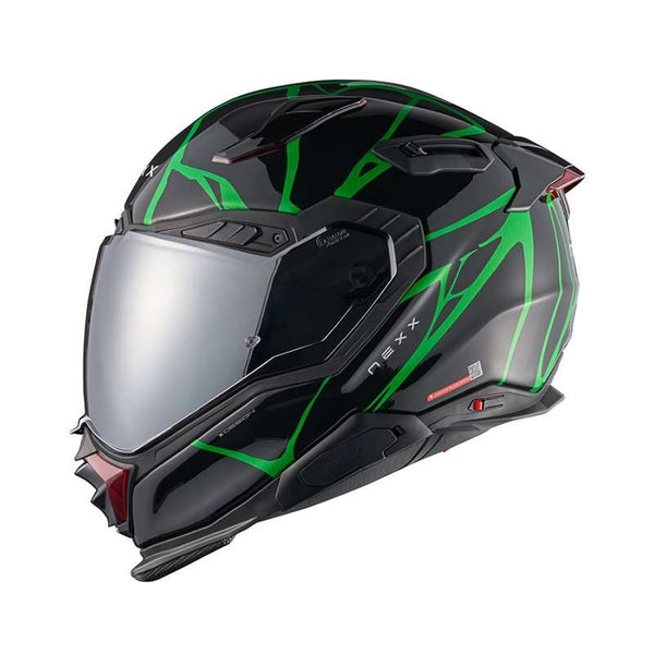 Nexx X.wst3 B-side Helmet Black Green
