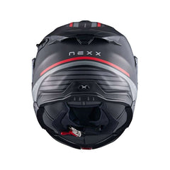 Nexx X.lifetour Globe Helmet Black Red Matt