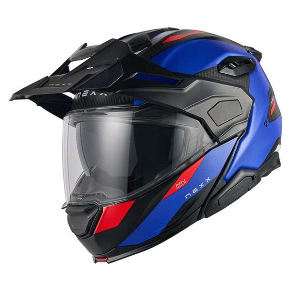 Nexx X.lifecountry Terra Helmet Blue Red Matt