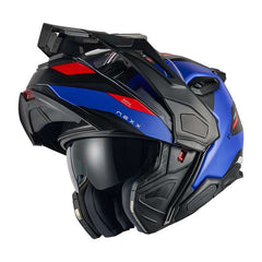 Nexx X.lifecountry Terra Helmet Blue Red Matt