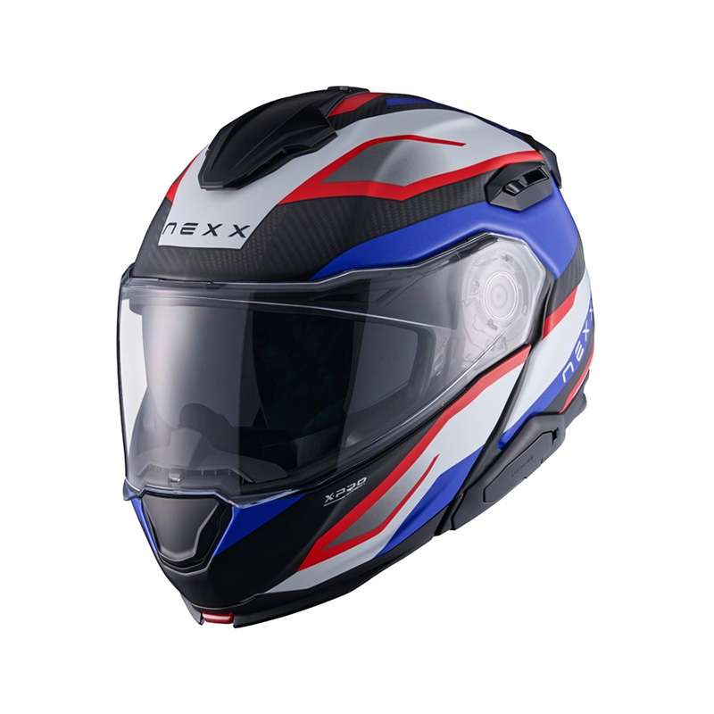 Nexx X.lifetour Pro Mile Helmet Blue Red Matt