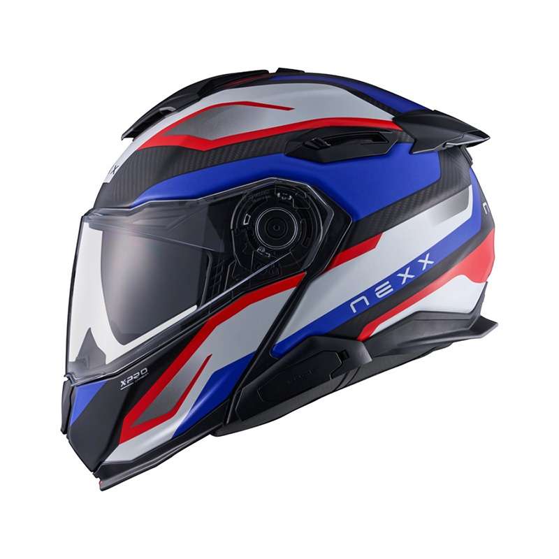 Nexx X.lifetour Pro Mile Helmet Blue Red Matt
