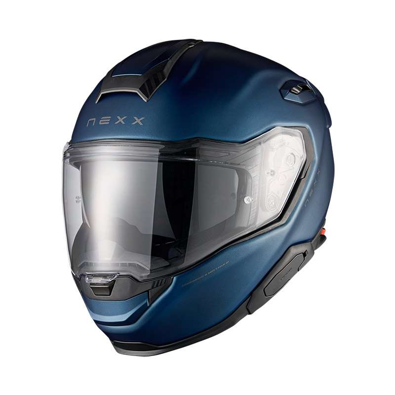 Nexx X.tr Plain Helmet Blue Matt