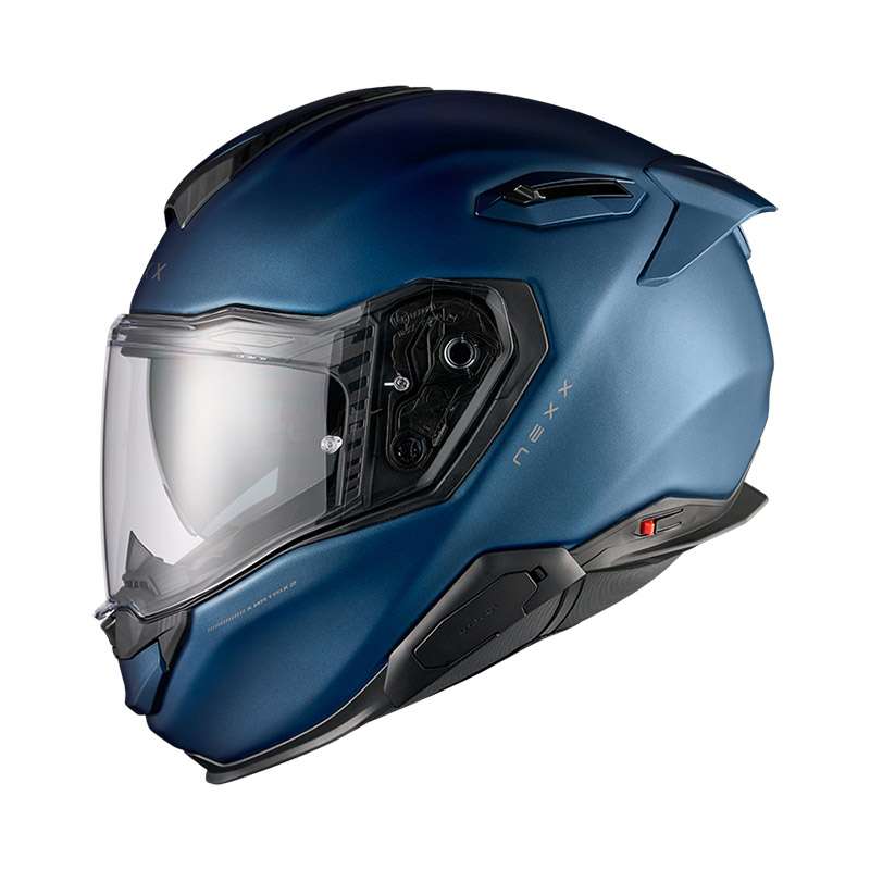 Nexx X.tr Plain Helmet Blue Matt
