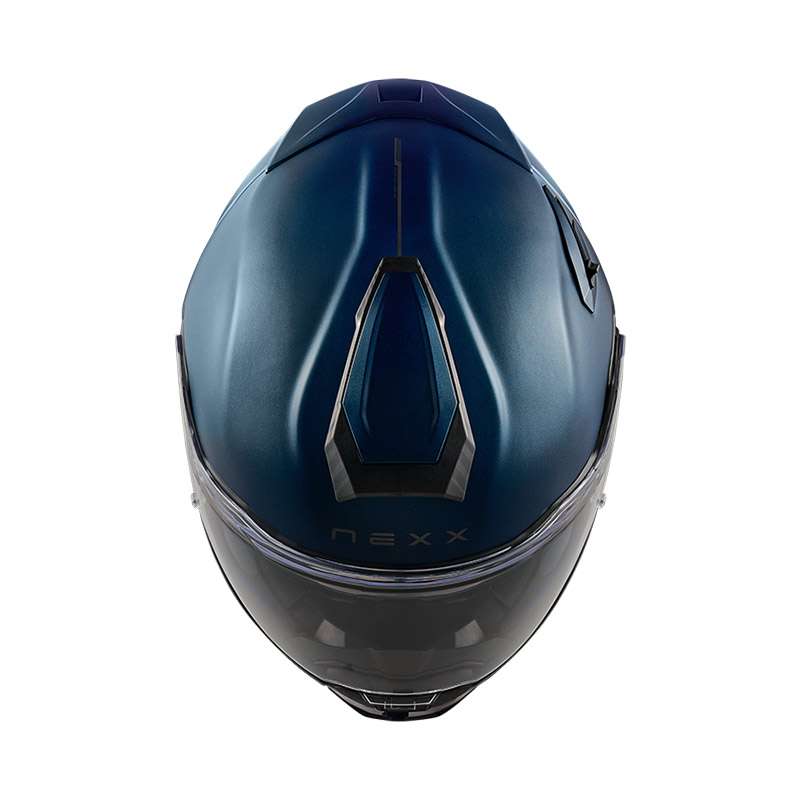 Nexx X.tr Plain Helmet Blue Matt