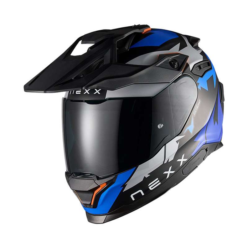 Nexx Y.travl Primal Helmet Blue Neon Matt
