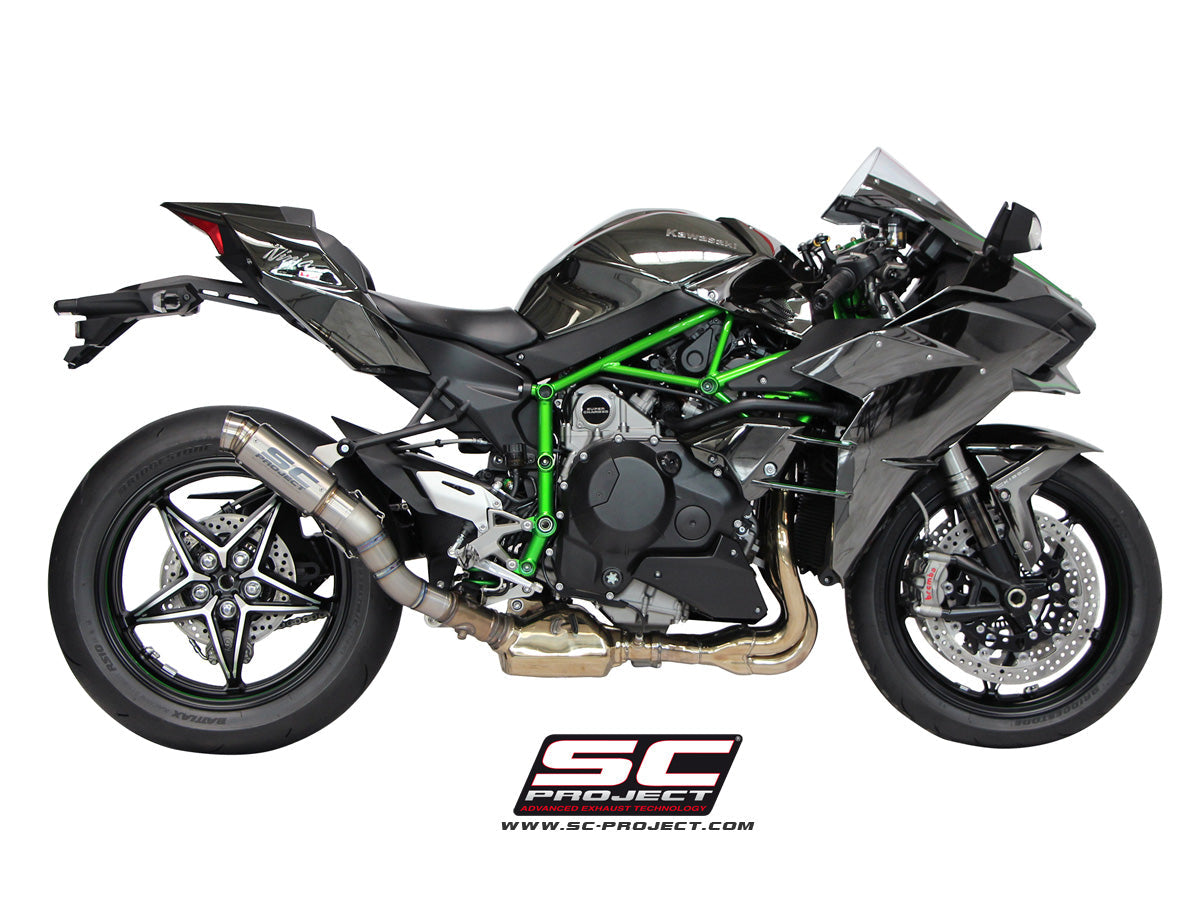 SC Project GP70-R Slip-On Exhaust for Kawasaki Ninja H2 2015-20