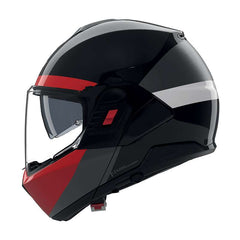 Nolan N120.1 Blocco Helmet Anthracite Red