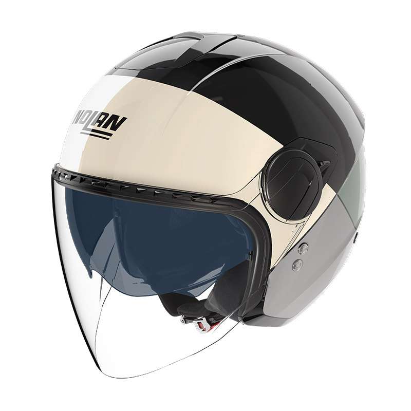 Nolan N20.2 Visor Blocco Helmet Black Avorio