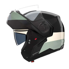 Nolan N90.3 06 Blocco Helmet Black Avorio