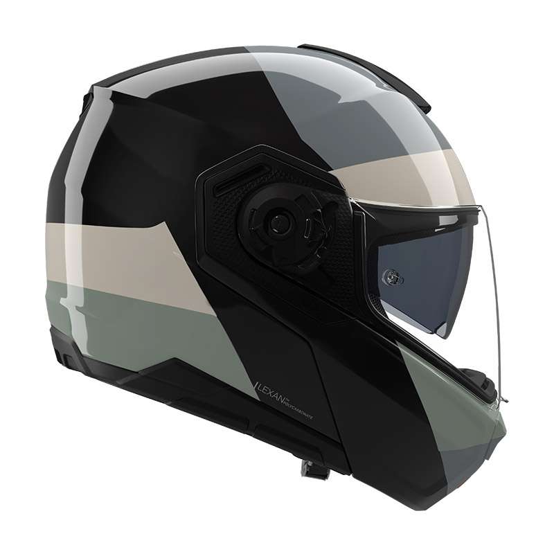 Nolan N90.3 06 Blocco Helmet Black Avorio