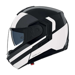 Nolan N90.3 06 Roboto Helmet Black Silver White