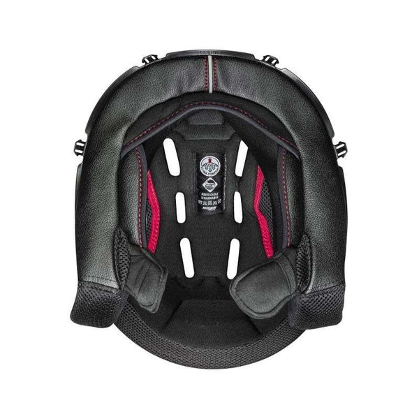 Nolan N90.3 Full Interior Black Red
