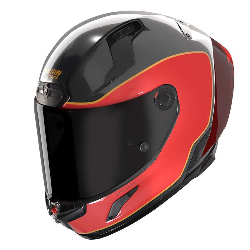 Nolan X-804 Rs Ultra Carbon Asso Di Picche Red Sand