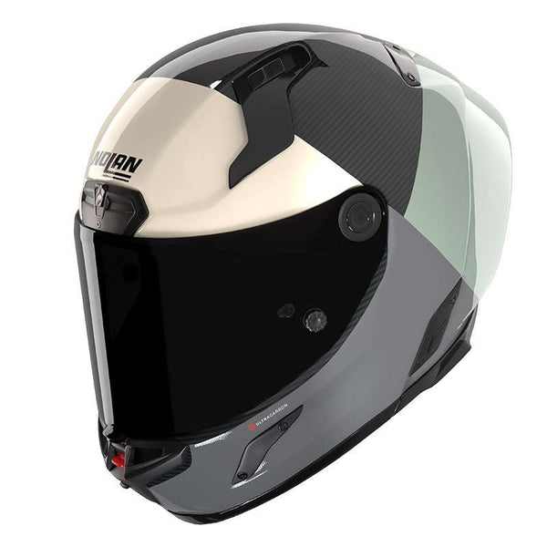 Nolan X-804 Rs Ultra Carbon Blocco Anthracite Avorio