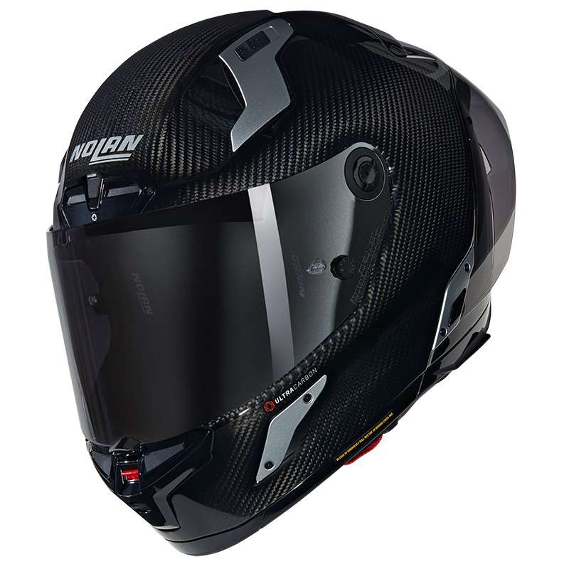 Nolan X-804 Rs Ultra Carbon Argento Helmet Gloss