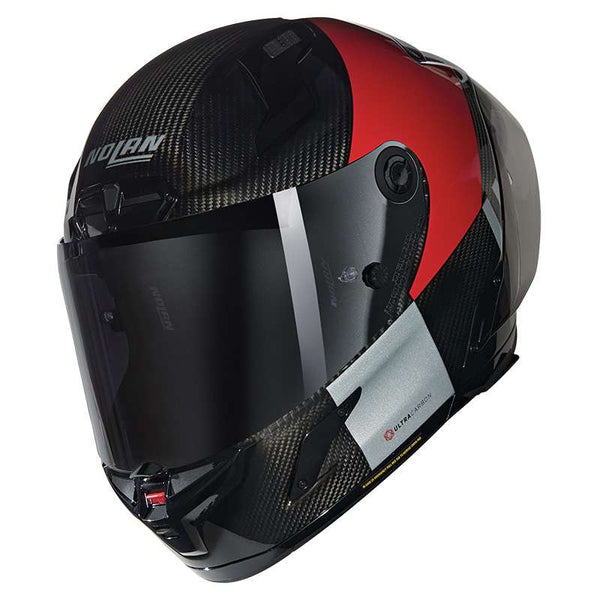 Nolan X-804 Rs Ultra Carbon Combo Gara Red